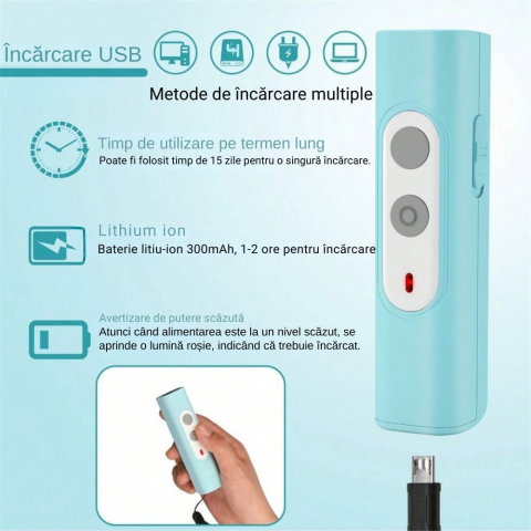 Dispozitiv Profesional Antilatrat cu Ultrasunete pentru Alungat si Speriat Cainii si Pisici [5]