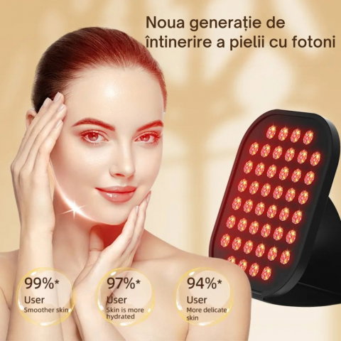 Lampa Terapie cu Lumina Rosie si Infrarosu pentru Fata si Corp, Fototerapie Anti-Imbatranire [6]