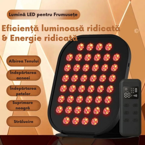 Lampa Terapie cu Lumina Rosie si Infrarosu pentru Fata si Corp, Fototerapie Anti-Imbatranire [1]