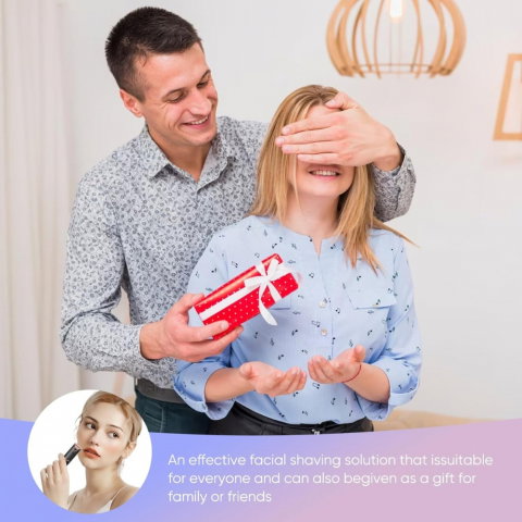 Epilator Facial Portabil, Indepartare Fina a Parului Nedorit [15]
