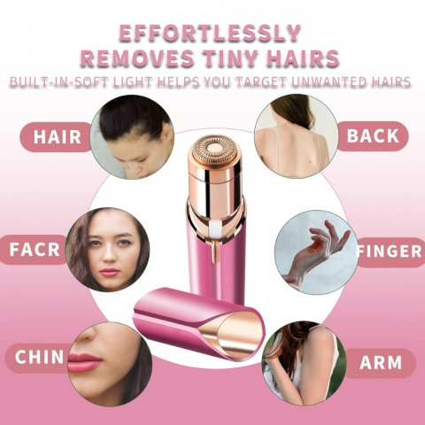 Epilator Facial Portabil, Indepartare Fina a Parului Nedorit [1]