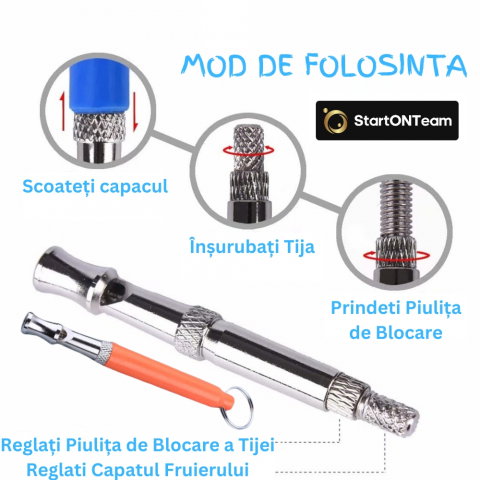 Fluier Profesional Antilatrat cu Ultrasunete [27]