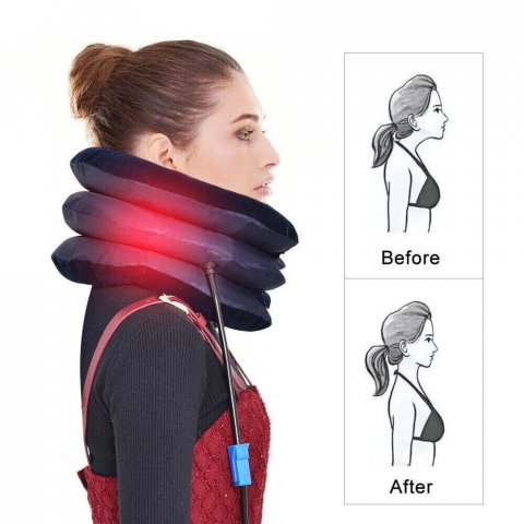 Guler cervical moale si gonflabil pentru Spondiloza si Hernie Cervicala [17]