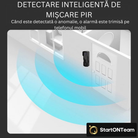 Video Interfon StartONTeam WiFi cu Sonerie Inteligentă și Cameră Full HD [5]