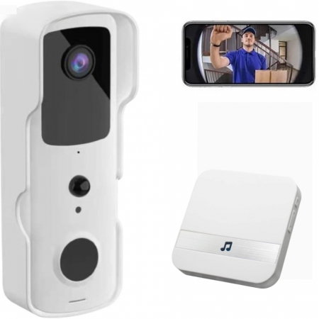 Interfoane Video - Video Interfon StartONTeam WiFi cu Sonerie Inteligentă și Cameră Full HD