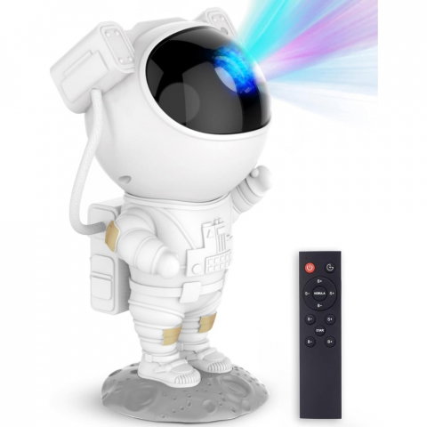 Articole Copii - Lampa de Veghe Astronaut Proiector Constelatii Stele si Galaxie
