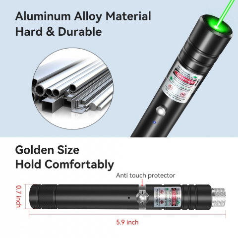 Laser Verde Pointer Profesional cu Raza lunga de Actiune [1]