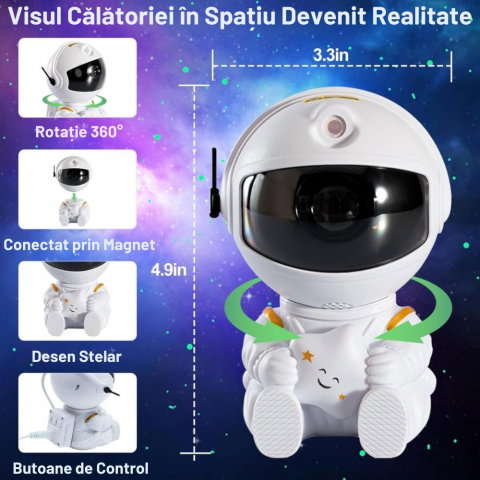 Mini Astronaut Proiector de Stele si Galaxie [5]