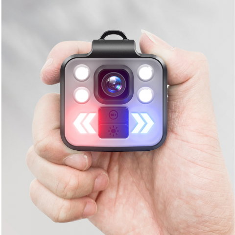 Camera Mini 1080P FHD Portabila cu Lanterna LED, Mod Avertizare și Înregistrare Video [1]