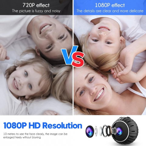 Mini Camera WiFi cu Senzor Miscare – Night Vision [5]