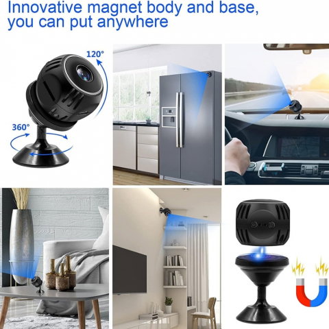 Mini Camera WiFi cu Senzor Miscare – Night Vision [3]