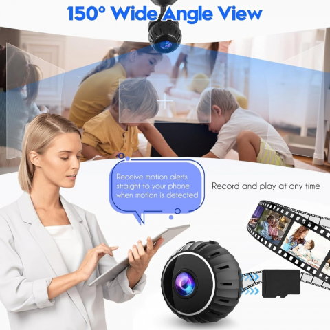 Mini Camera WiFi cu Senzor Miscare – Night Vision [4]