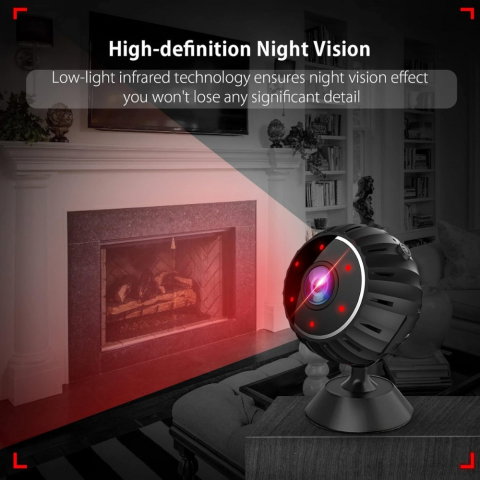 Mini Camera WiFi cu Senzor Miscare – Night Vision [8]