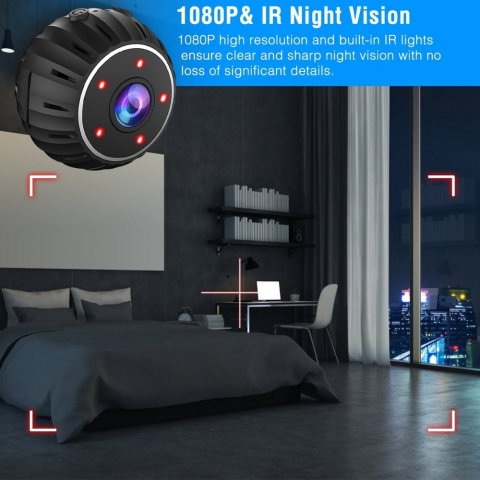 Mini Camera WiFi cu Senzor Miscare – Night Vision [13]