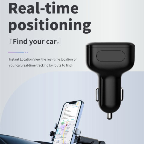 Incarcator Auto cu Tracker GPS D6 4G Localizare in timp real [9]