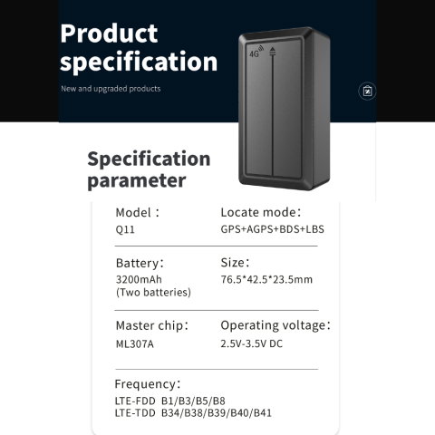 Mini Tracker GPS 4G Q11 | GPS Auto, Moto & Tracking Auto în Timp Real [10]