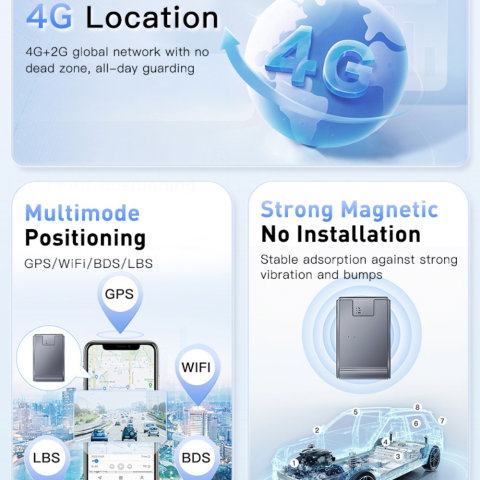 Mini Tracker GPS 4G Q12 – Localizare Auto, GPS Mașină & Camion, Fără Abonament [15]