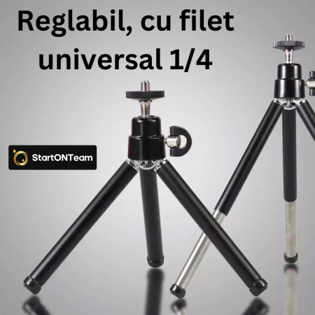 Mini Trepied Cap cu Bila Universal Extensibil [4]