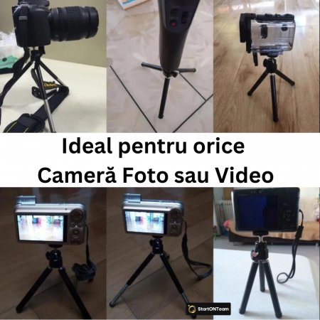 Mini Trepied Cap cu Bila Universal Extensibil [7]