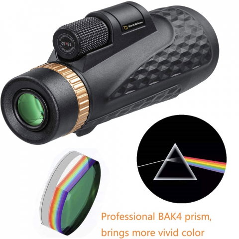 Monoclu Profesional HD 12x50 cu Prisma BaK-4 și Dual Focus [6]