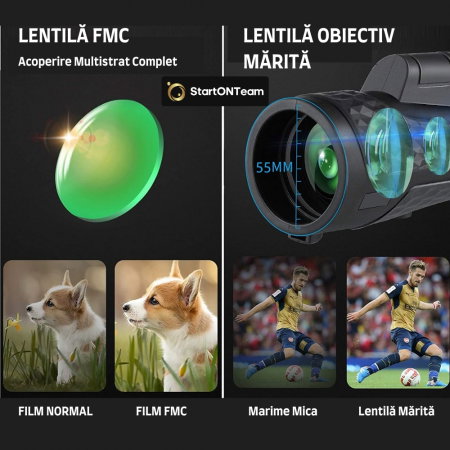 Monoclu Profesional StartONTeam, 16x55 Dual Focus [11]