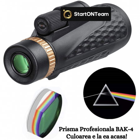 Monoclu Profesional StartONTeam, 16x55 Dual Focus [8]