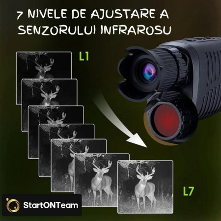 Monoclu Digital cu Night Vision Profesional de Vanatoare [8]