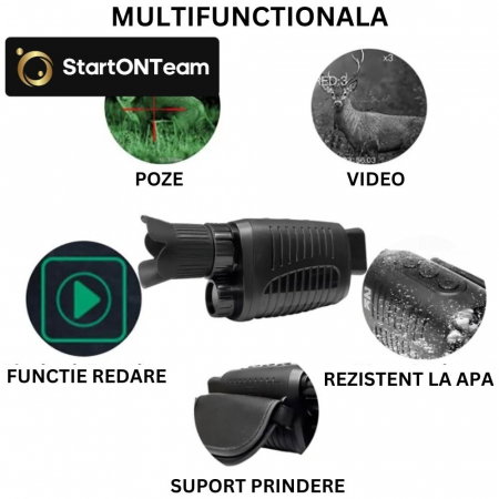 Monoclu Digital cu Night Vision Profesional de Vanatoare [4]