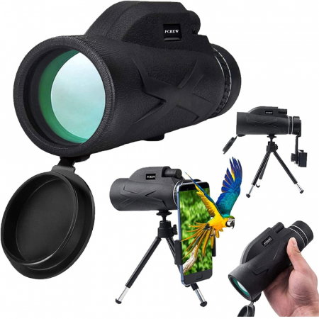 Monoclu Profesional 80x100 Tip Telescop cu Prisma BaK-4 și Dual Focus pentru Observații Clare [1]