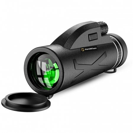Instrumente Optice - Monoclu Profesional 80x100 Tip Telescop cu Prisma BaK-4 și Dual Focus pentru Observații Clare