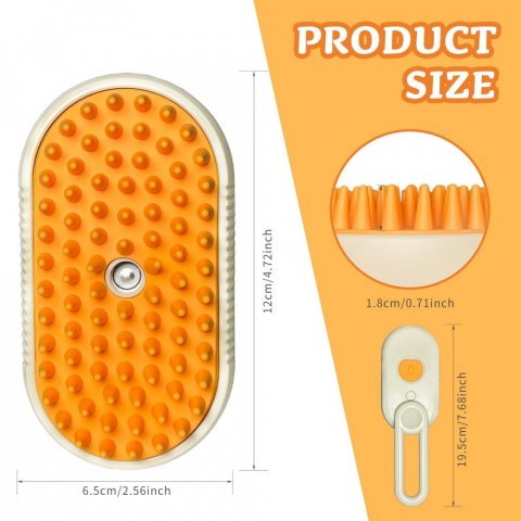 Perie Ergonomica 3 in 1 StartONTeam cu Vapori de Apa [6]
