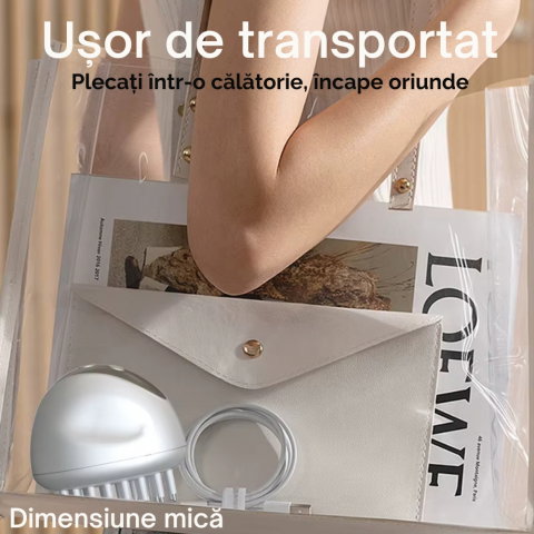 Perie de Par Electrica cu Laser pentru Cresterea Parului [11]