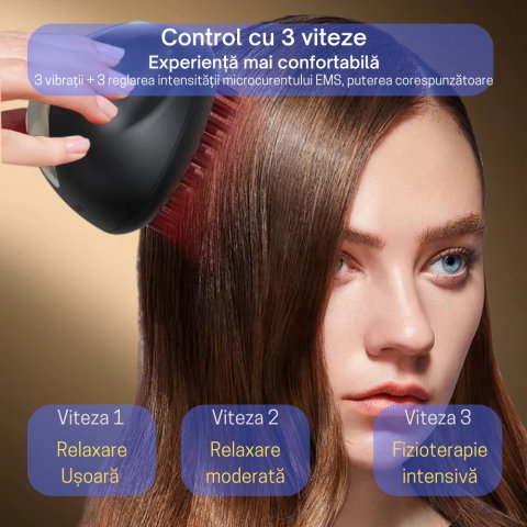 Perie de Par Electrica cu Laser pentru Cresterea Parului [10]