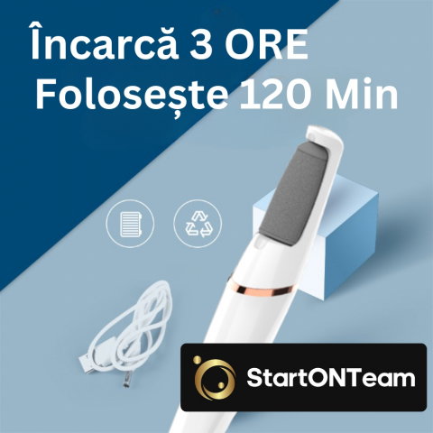 Pila Electrica Profesionala cu acumulator pentru curatat calcaie crapate si piele uscata [26]
