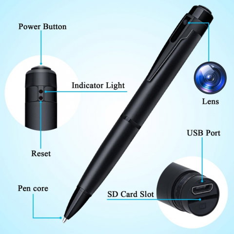 Pix cu Camera Full HD 1080P, Inregistrare Video si Foto [1]