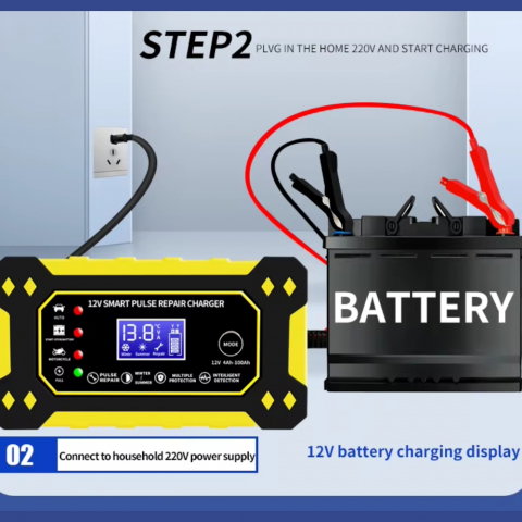 Redresor Automat Inteligent pentru Baterii Auto 12V/5Amp [20]