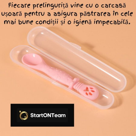 Set 2 Lingurite Bebelusi pentru Hranire si Diversificare, 2 Capete [10]