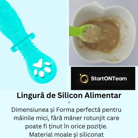 Set 2 Lingurite Bebelusi pentru Hranire si Diversificare, 2 Capete [6]