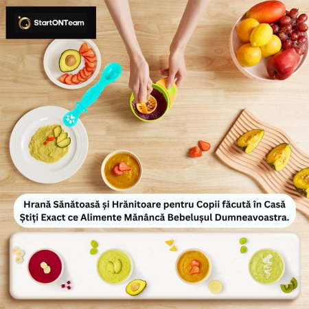 Set 2 Lingurite Bebelusi pentru Hranire si Diversificare, 2 Capete [7]