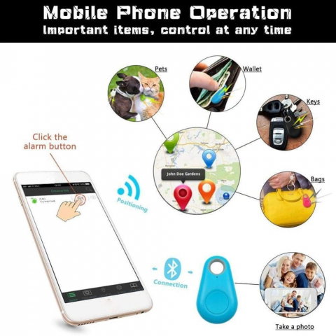 Set 5 Brelocuri Bluetooth Anti-Pierdere pentru Chei, Telefon [11]