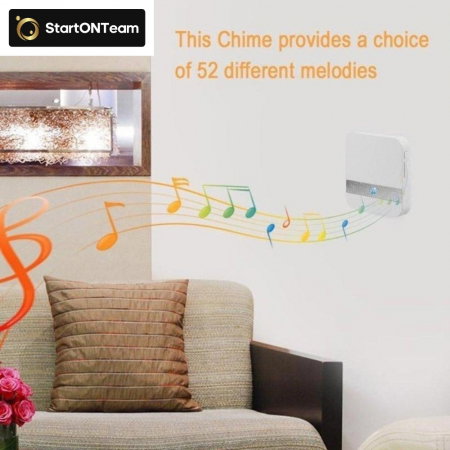 Sonerie de Interior pentru Video Interfon WiFi - Receptor cu 52 Melodii [9]