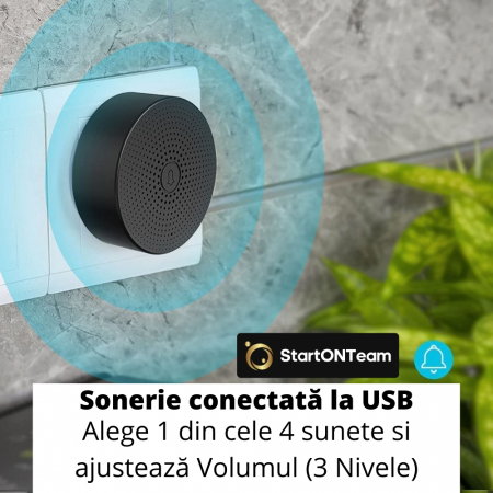 Interfon Video Smart de Exterior cu Cameră HD, Senzor Mișcare și Night Vision, Fără Fir [4]