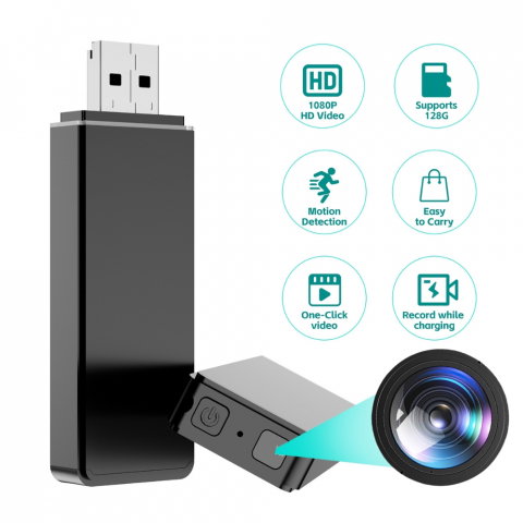 Stick USB cu Camera Full HD 1080P, Senzor de Miscare [0]