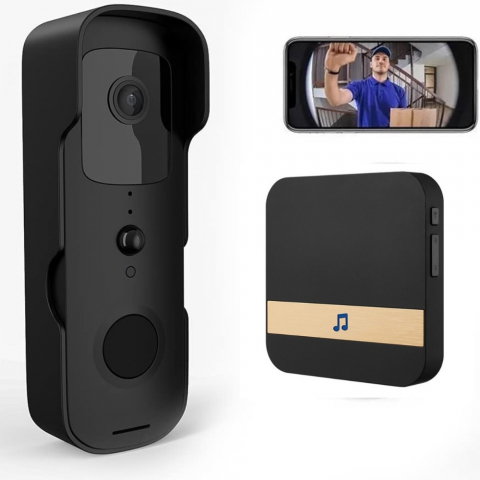 Video Interfon StartONTeam WiFi cu Sonerie Inteligentă și Cameră Full HD [0]