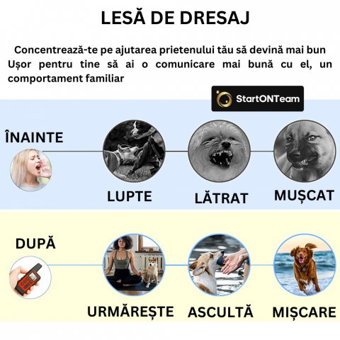 Zgardă Electrică Profesională Antilătrat pentru Dresaj [8]