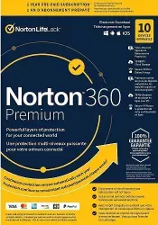Antivirus - Licenta  Antivirus Norton 360 Premium, 10 Dispozitive, Subscriptie 1 an