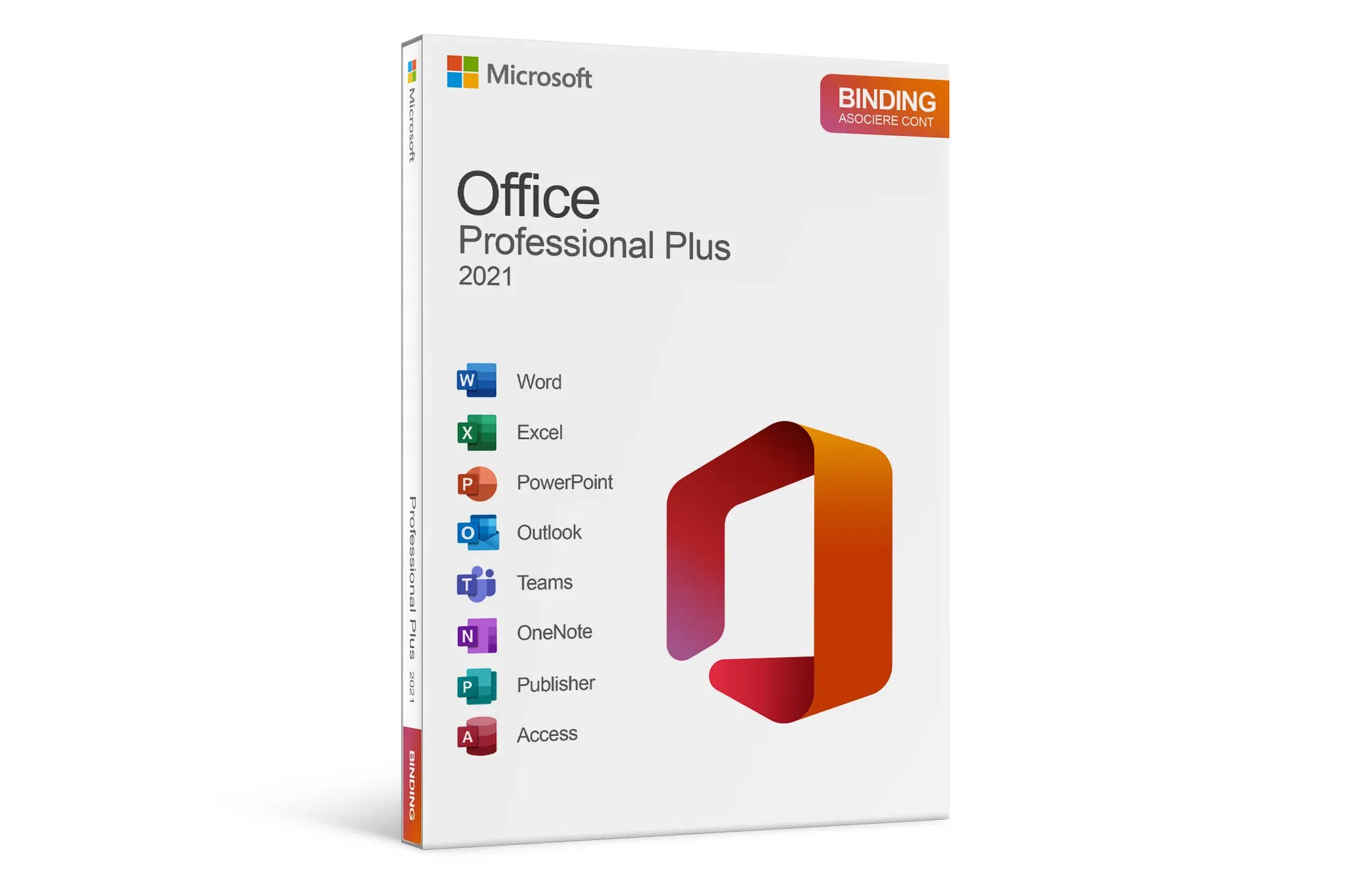 Microsoft Office - Microsoft® Office 2021 Professional Plus, 1PC, Bind, ESD, Licenta permanenta