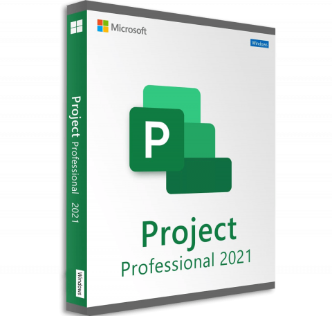 Microsoft Office - Microsoft Project Professional 2021, 1 Dispozitiv, Licenta permanenta