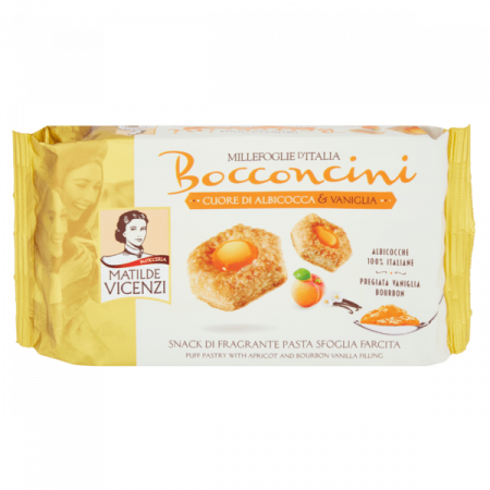 Prajituri, napolitane, cornuri italiene - FOIETAJ CU CAISE SI VANILIE VICENZI 90G