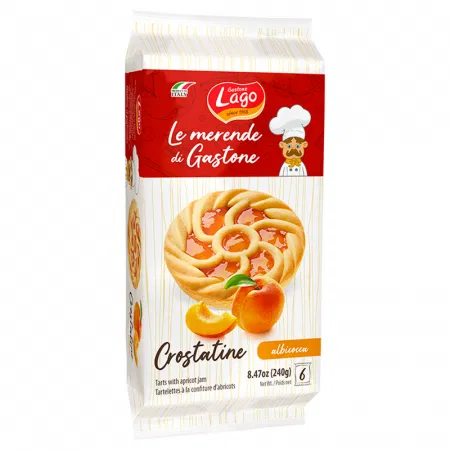 Prajituri, napolitane, cornuri italiene - LAGO CROSTATINA ALBICOCCA 240G